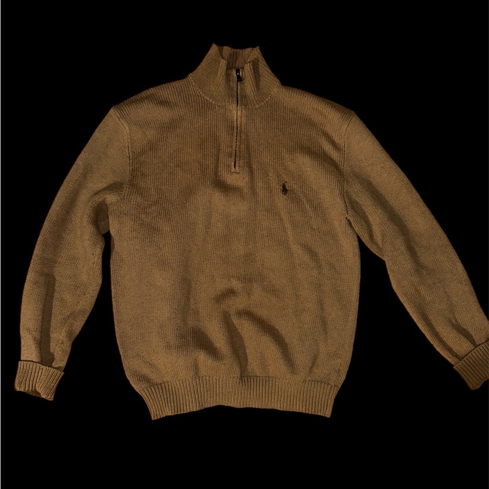 Men's Polo Tan Sweater